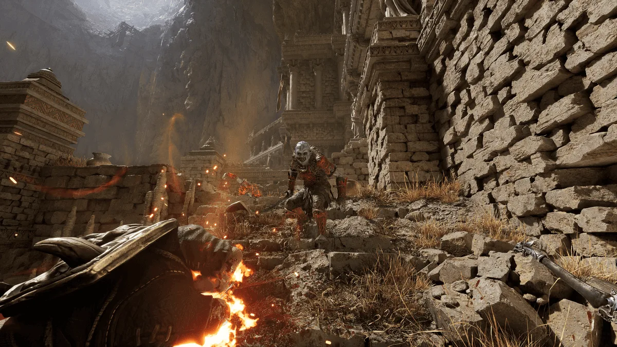Official Fatekeeper media showing weapons and armor for combat guide context